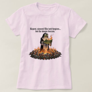T-Shirt drôle de grenouille religieuse