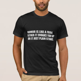 T-shirt drôle de grenouille, Tee drôle de blague