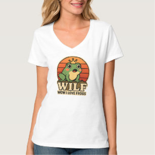 T-shirt drôle de grenouille – WILF Wow I Love Frog