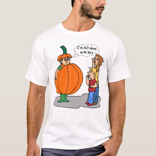 T-shirt drôle de Halloween (Devant)
