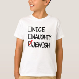 T-shirt drôle de Hanoukka de chemise juive vilain