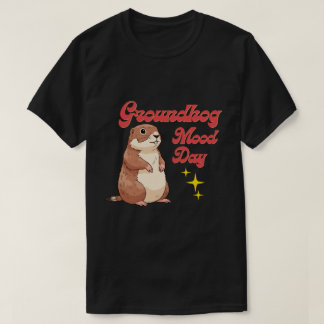 T-shirt drôle de la journée de la marmotte - Humeu