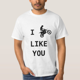 T-shirt drôle de la motocyclette des hommes - le