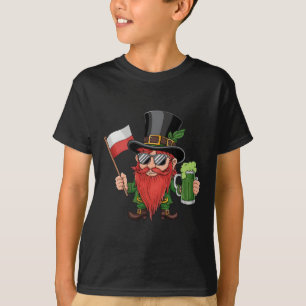 T-shirt Drôle de la Saint-Patrick Polonaise Fête de la Pol