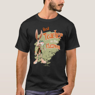 T-shirt Drôle de lapin meilleur professeur de la classe