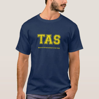 T-shirt drôle de l'école américaine TAS Taipei