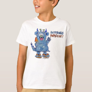 T-shirt drôle de monstre de Popsicle d'Anythings
