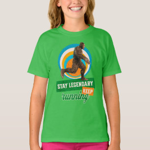 T-shirt Drôle de motivation de course de Bigfoot