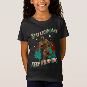 T-Shirt Drôle de motivation de course de Bigfoot