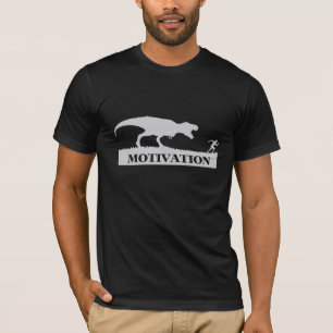 T-shirt drôle de motivation de T-Rex