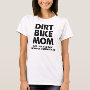 T-shirt drôle de motocross de maman de vélo de