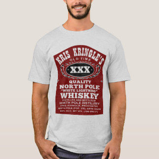 T-shirt drôle de Noël de distillerie de Pôle Nord