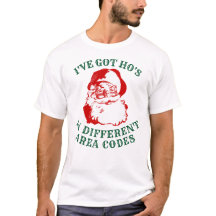 T-shirt drôle de Noël - HO DANS DIFFÉRENTS