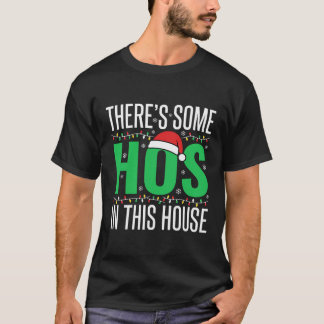 T-shirt Drôle de Noël HOS dans cette maison