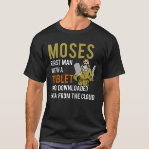 T-shirt Drôle de nuage de données de la tablette de Moïse 