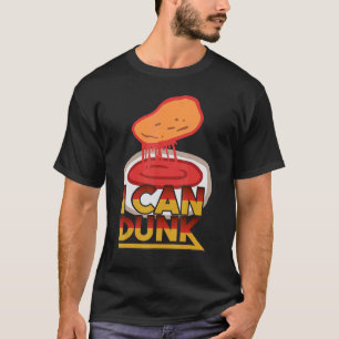 T-shirt drôle de nugget de poulet que je peux trem