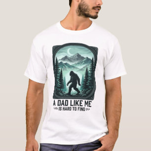 T-shirt drôle de papa Bigfoot gravure vintage pour