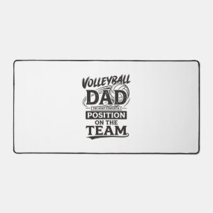 T-shirt drôle de papa de volley-ball vintage équip