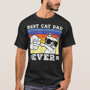 T-shirt Drôle de papa pour chat le meilleur Papa pour chat