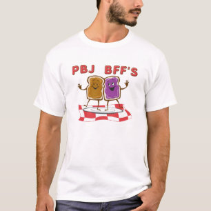 T-shirt drôle de PBJ BFF