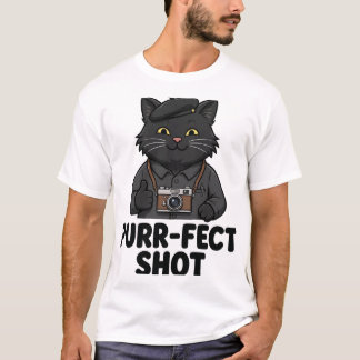 T-shirt drôle de photographe «Prise de vue parfait