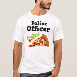 T-shirt (drôle) de pizza de policier