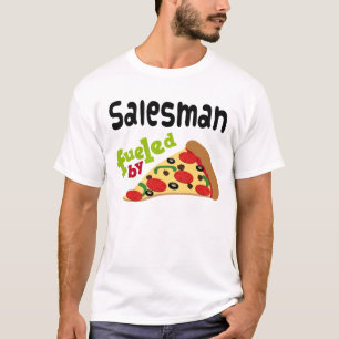T-shirt (drôle) de pizza de vendeur
