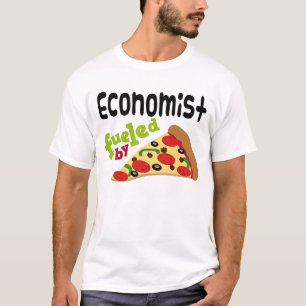 T-shirt (drôle) de pizza d'économiste