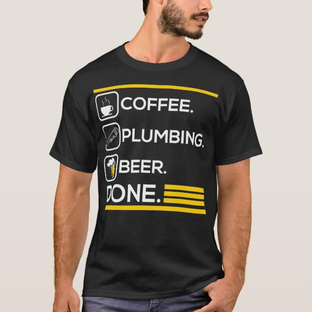 T-shirt Drôle de plomberie de plomberie cadeaux (Devant)
