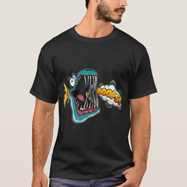 T-shirt Drôle de Poisson - OUPS ! (Devant)