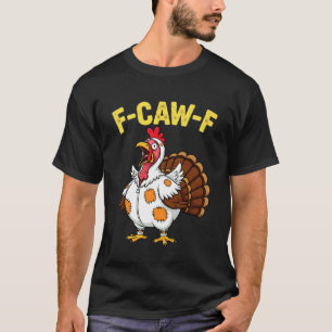 T-shirt Drole de poulet déguisé en dinde pour Thanksgiving