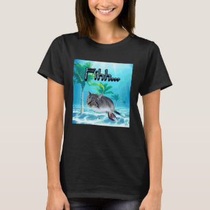 T-shirt Drôle de pourriture cérébrale humour gen z chat Mè