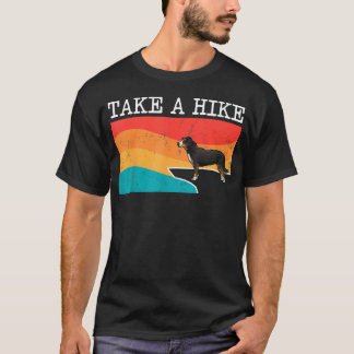 T-shirt Drôle de randonnée Entlebucher Mountain Dog Randon
