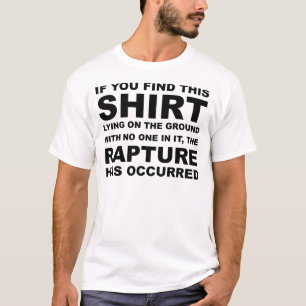 T-shirt drôle de Ravissement vide