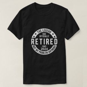 T-shirt drôle de retraite 2024