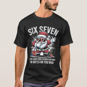 T-shirt Drôle de Santa en train de dabber A Vu Votre Histo