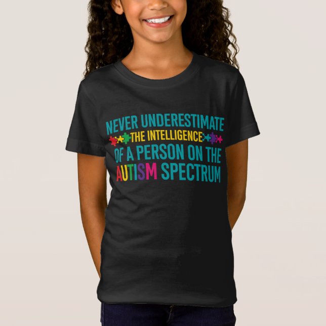 T-shirt drôle de sensibilisation sur l'autisme (Devant)