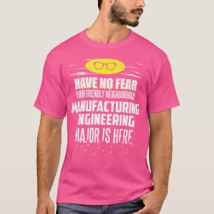 T-shirt Drôle de spécialité en ingénierie de fabrication N