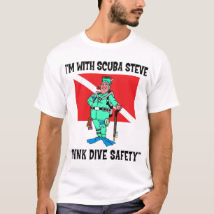 T-shirt drôle de Steve de SCAPHANDRE