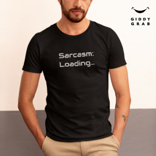 T-shirt Drôle de typographie Citation de caractères Sarcas