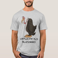 T-shirt drôle de vieille buse grognonne