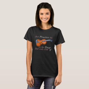 T-shirt drôle de violon