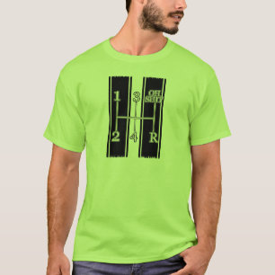 T-shirt drôle de voiture de muscle de bouton de