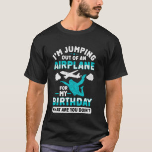 T-shirt Drôle de vol en parachute de wingsuit de saut en p