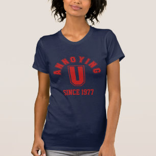 T-shirt Drôle de vous ennuyer Tee Femme, Rouge