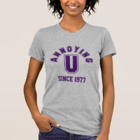 Drôle de vous ennuyer Tee Femme, Violet