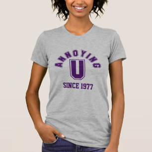 T-shirt Drôle de vous ennuyer Tee Femme, Violet