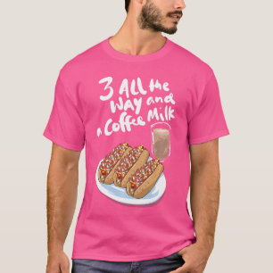 T-shirt Drôle de Weiner Chaud Café Lait Amoureux de Rhode 