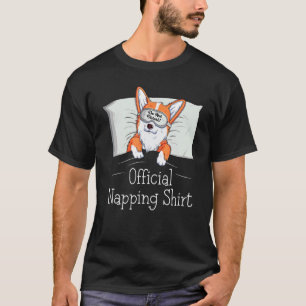 T-shirt Drôle de Welsh Corgi Power Napper Amoureux de Chie