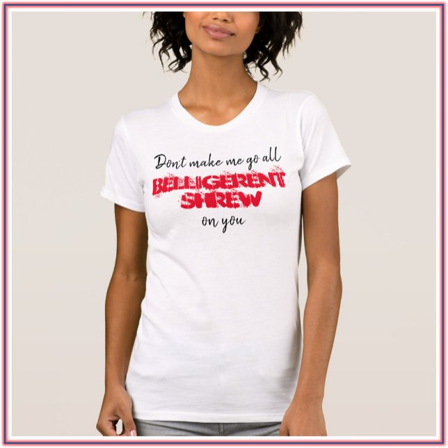 T-shirt Drôle Débardeur de musaraigne rouge et blanche (Créateur téléchargé)